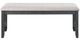 New Classic® Home Furnishings Gia Gray 46" Dining Bench-2
