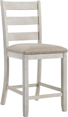 Signature Design by Ashley® Skempton Light Brown/White Upholstered Bar Stool
