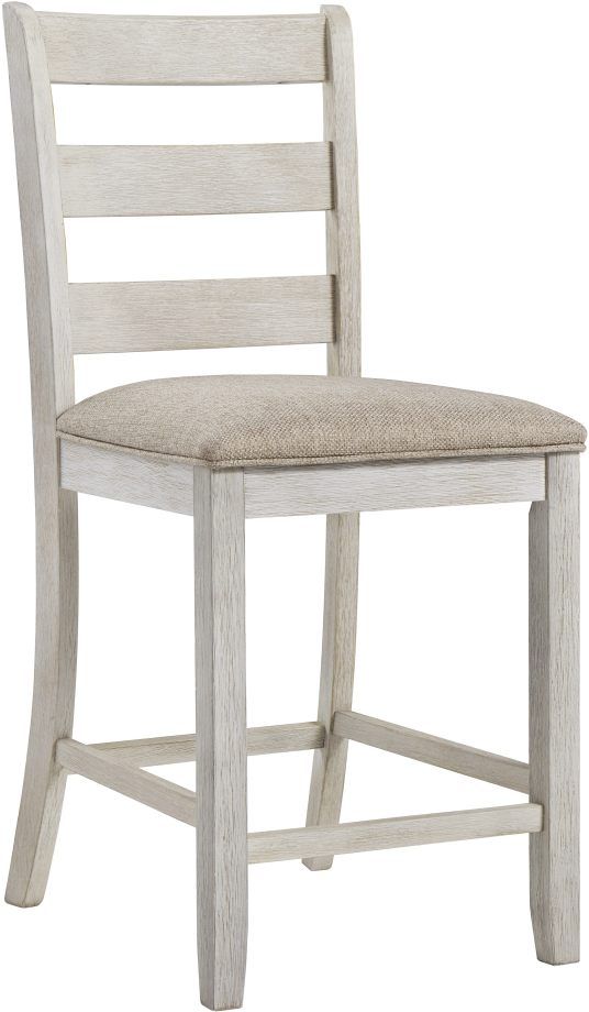 Signature Design by Ashley® Skempton Light Brown/White Upholstered Bar Stool-0