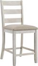Signature Design by Ashley® Skempton Light Brown/White Upholstered Bar Stool-0