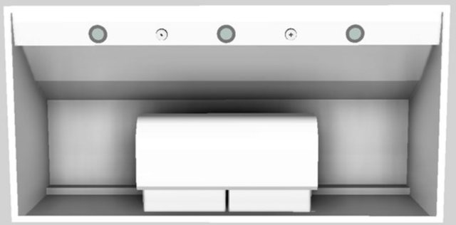 Vent-A-Hood® 48" White Wall Mounted Range Hood-3