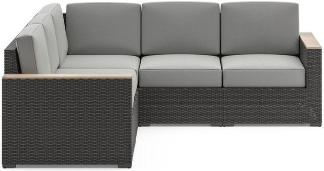 homestyles® Boca Raton Brown Outdoor 5-Seat Sectional-1