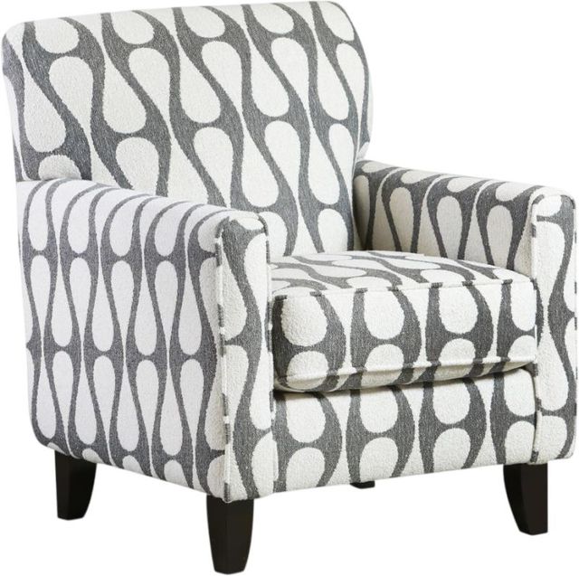 Fusion Furniture Contour Hourglass Denim Accent Chair-0