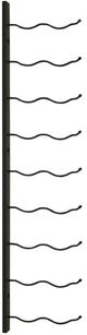 Vinotemp® Epicureanist 18 Bottle Black Wine Rack -0