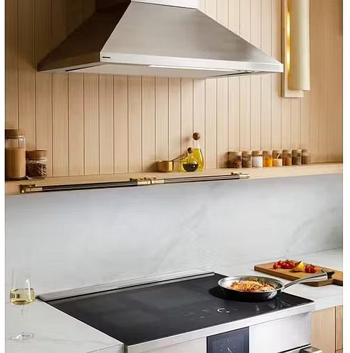 Monogram® 48" Stainless Steel Wall Mounted Range Hood with Air Quality Sensors-3