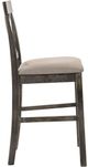 ACME Furniture Martha II 2-Piece Tan/Weathered Gray Counter Height Side Chair Set-4