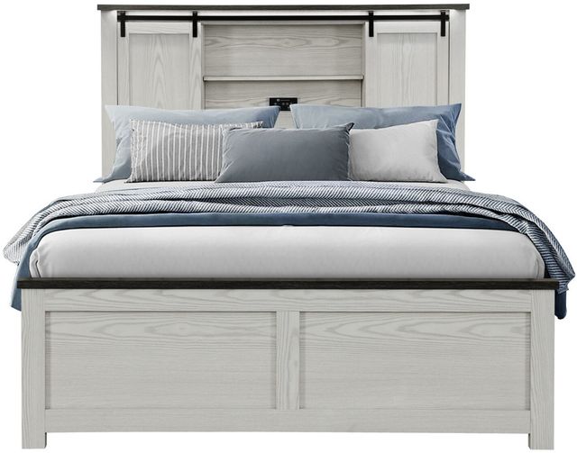 Global Furniture USA Ava Beige Full Storage Panel Bed-1
