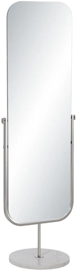 Renwil® Mandra Polished Nickel Floor Mirror-2
