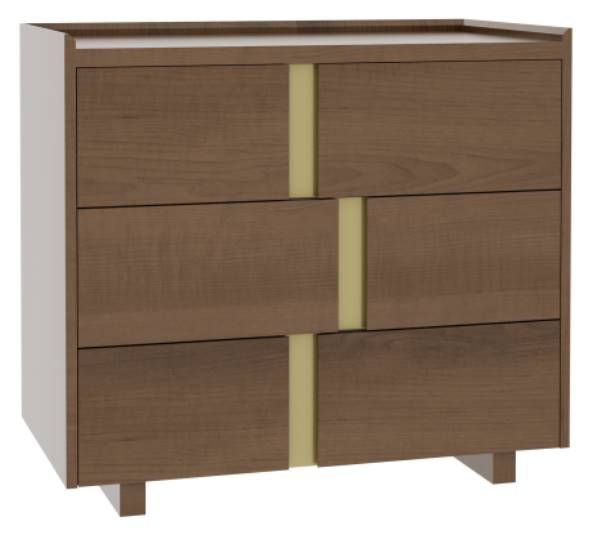 Country View Woodworking Verrado 36" Wood Legs Bedside Chest-0