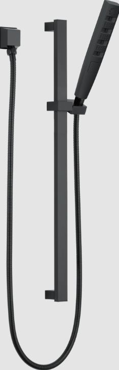 Delta Universal Showering Matte Black Square Wall Elbow for Hand Shower-1