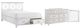 Bernards Nova II 3-Piece White Queen X Storage Full Bedroom Set-0