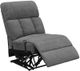 Coaster® Bahrain Charcoal Sectional Armless Recliner-2