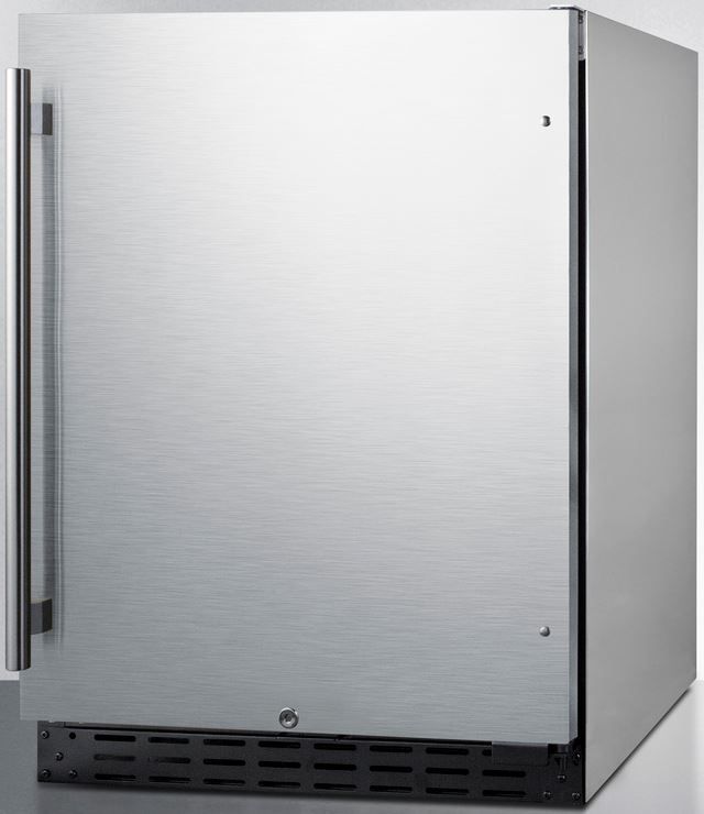 Summit® 4.2 Cu. Ft. Stainless Steel Under the Counter Refrigerator-1