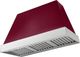 AGA Euclid 48" Cranberry Wall Mounted Range Hood  with Polished Chrome Trim-0