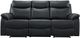 Mazin Furniture Wembley 3-Piece Black Modular Reclining Sofa-1