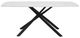 Homelegance® Benito White Dining Table with Black Base-2