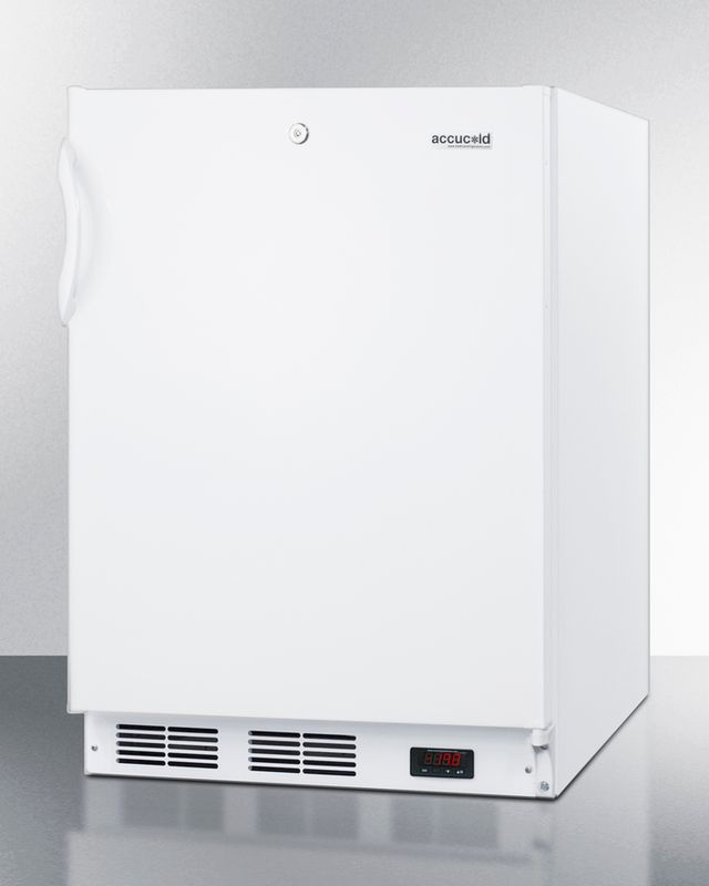 Accucold® by Summit® 24" 3.5 Cu. Ft. White ADA Compliant All Freezer-3