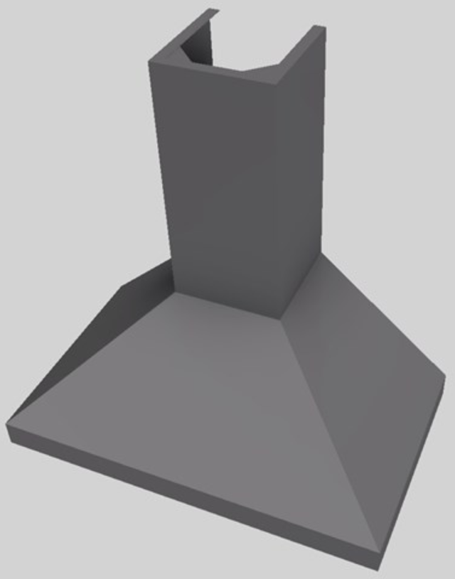 Vent-A-Hood® 36" Gunsmoke Wall Mounted Range Hood-1