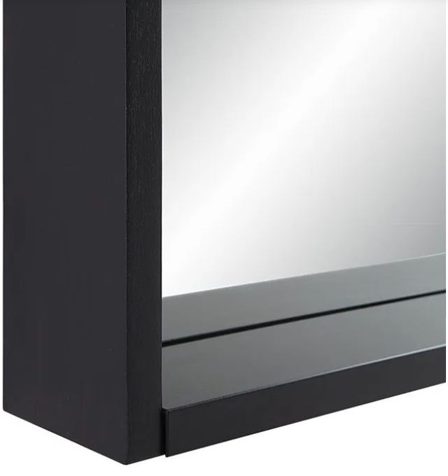 Renwil® Cove Matte Black Accent Mirror-2