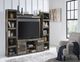 Signature Design by Ashley® Derekson 4-Piece Multi Gray Entertainment Center-5