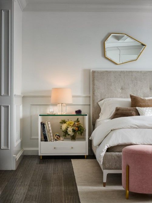 Universal Explore Home™ Love. Joy. Bliss.-Miranda Kerr Home Peony White Lacquer Nightstand-1