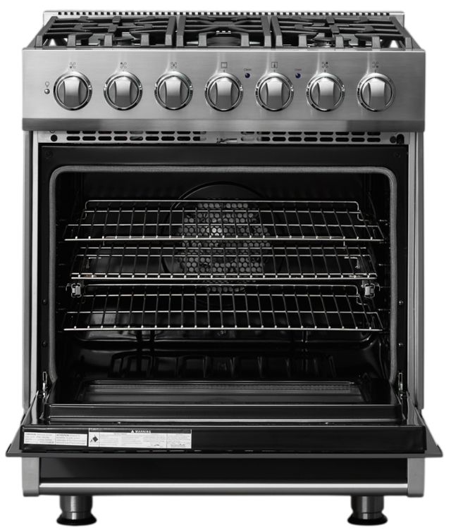 Viking® 3 Series 30" Onyx Pro Style Dual Fuel Range-1