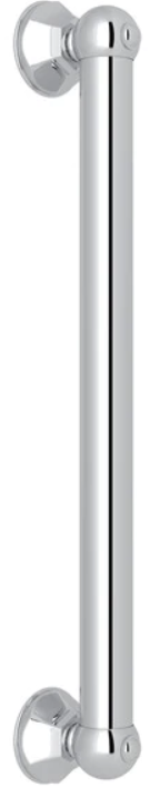 Rohl® Palladian® Series 18" Polished Chrome Decorative Grab Bar-0