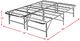 Elements International Mandi Black Queen Bed Frame-5