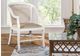 American Woodcrafters Saint Augustine White Accent Chair-1