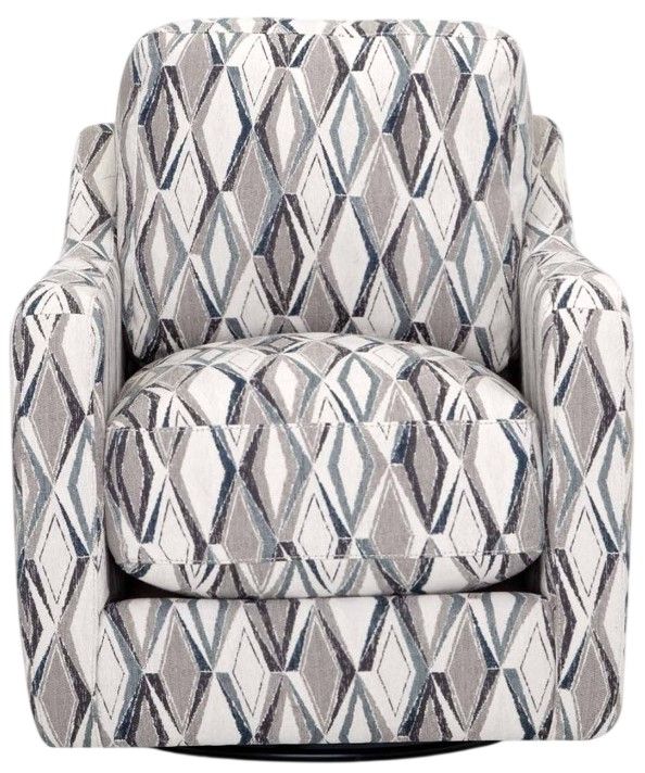 Franklin™ Juno Protege Slate Swivel Glider Accent Chair-1