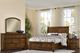 Vaughan-Bassett Rustic Cottage Rustic Cherry Queen Poster Storage Bed-1