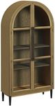 Elements International Orion Weathered Oak Bookcase-0
