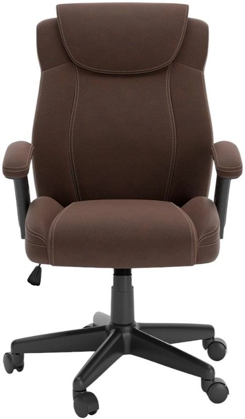 Signature Design by Ashley® Corbindale Black/Brown Office Chair-1