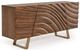 VIG Furniture Modrest Finley Walnut/Gold Buffet-0
