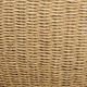 LH Home Siesta Natural Wicker Round Outdoor Side Table with Faux Cement Top-5