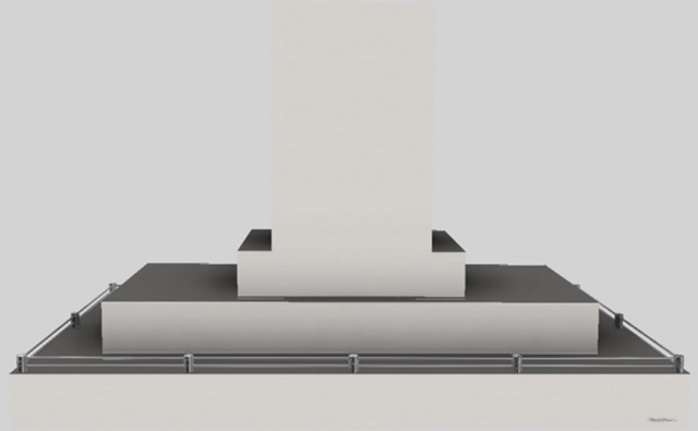 Vent-A-Hood® 54" Stainless Steel Contemporary Island Range Hood-0
