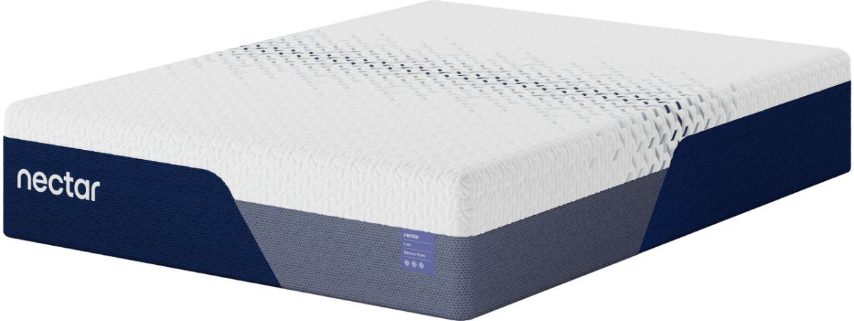 Nectar Luxe 5.1 Memory Foam 14" Medium Plush Tight Top Queen Mattress in a Box