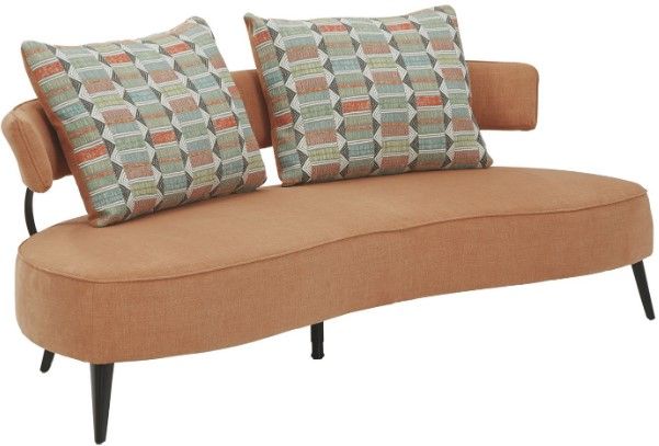 Signature Design by Ashley® Hollyann 2 Piece Rust Living Room Seating Set-1