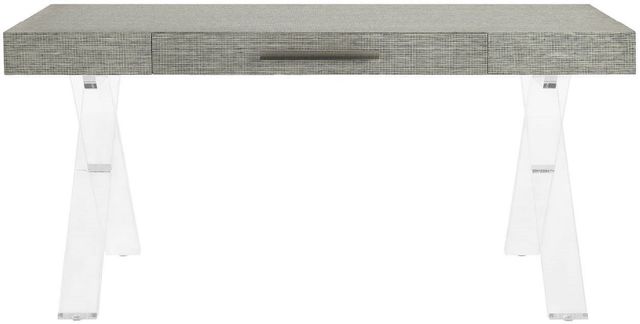 Universal Explore Home™ Oasis Beige Seascape Writing Desk with Acrylic Legs-2