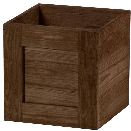 Crate Designs™ Furniture Cube Brindle Finish Accent Table-0