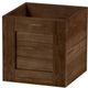 Crate Designs™ Furniture Cube Brindle Finish Accent Table-0