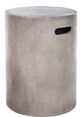 Moe's Home Collection Cato Dark Grey Concrete Outdoor Stool-0