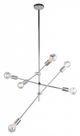 Zuo® Brixton Chrome Ceiling Lamp-1