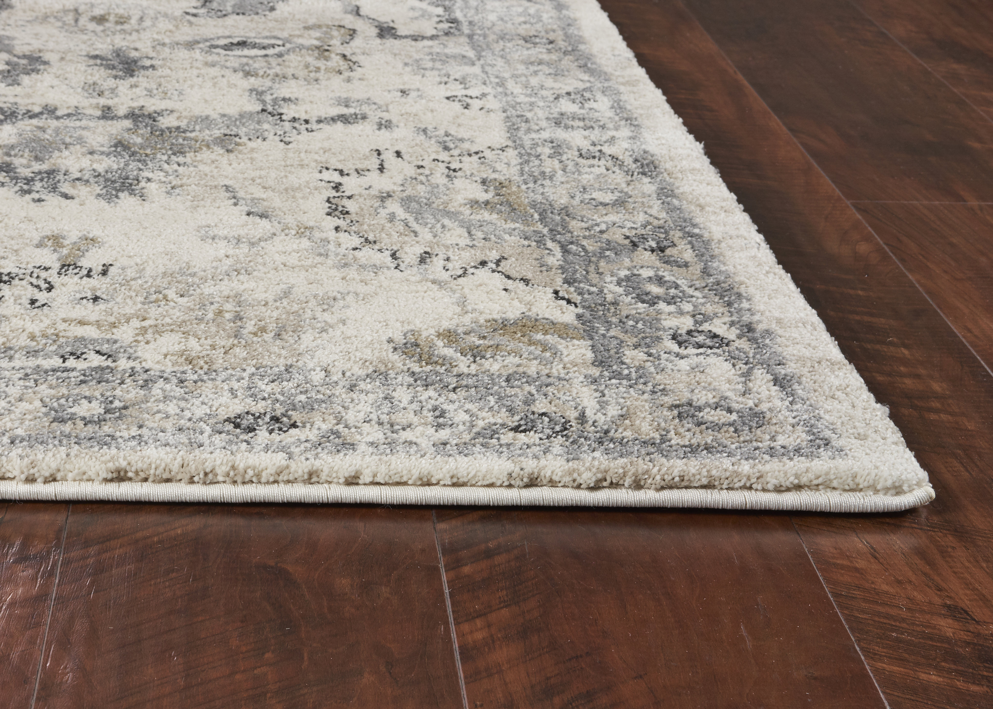KAS Rugs Hue Ivory Farrah Rug - Thumbnail 4