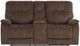 Parker House® Copper Shadow Brown Manual Reclining Console Loveseat-3