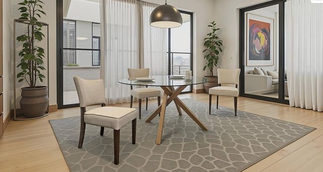 Nest Home Collections Andrea Barbury Linen/Gray Dining Side Chair-1