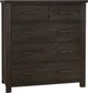 Vaughan-Bassett Dovetail Java Standing Dresser-0