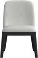 Elements International Rosalie Black/Gray Upholstered Dining Side Chair-2