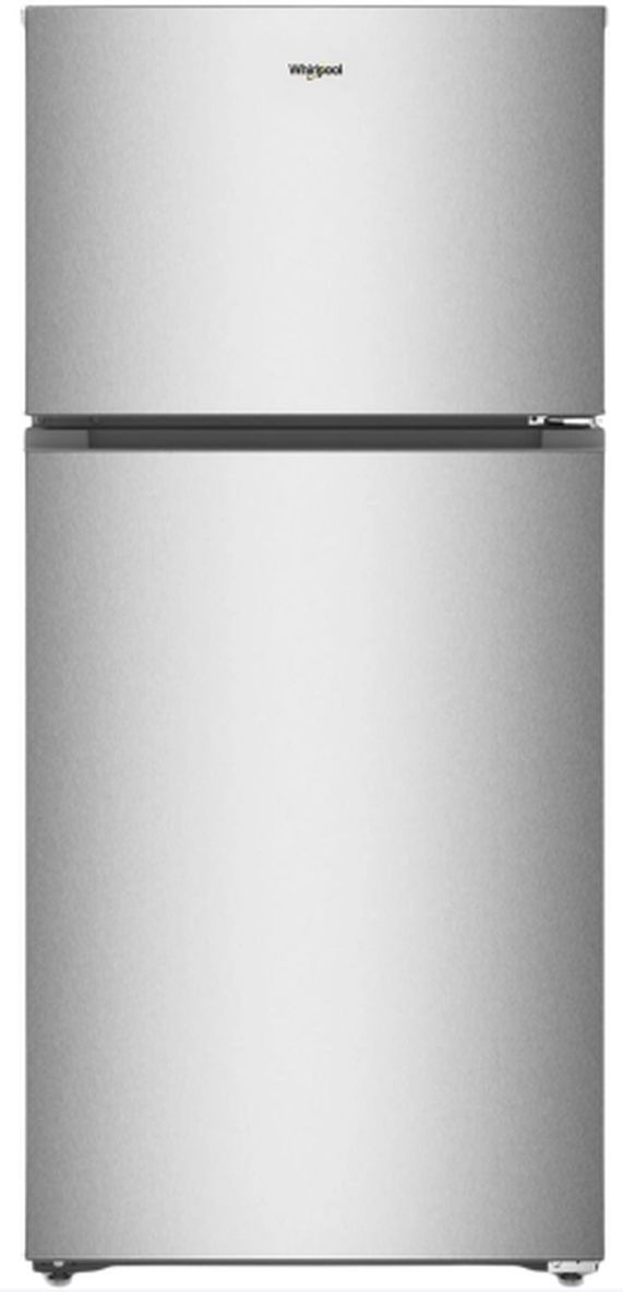 Whirlpool® 28" 14.3 Cu. Ft. Fingerprint Resistant Stainless Steel Top Freezer Refrigerator with Total Coverage Cooling-0