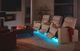 Palliser® Furniture Customizable Vivid 3-Piece Power Reclining Theater Seating with Power Headrest, Lumbar and Wedge Arms-1